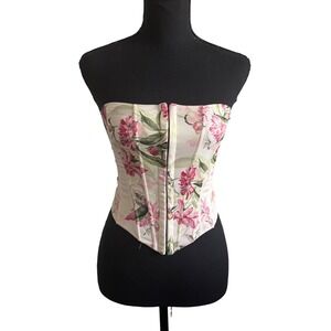 Windsor Y2K Renaissance Fairy Romantic Cottagecore Corset Top Size S